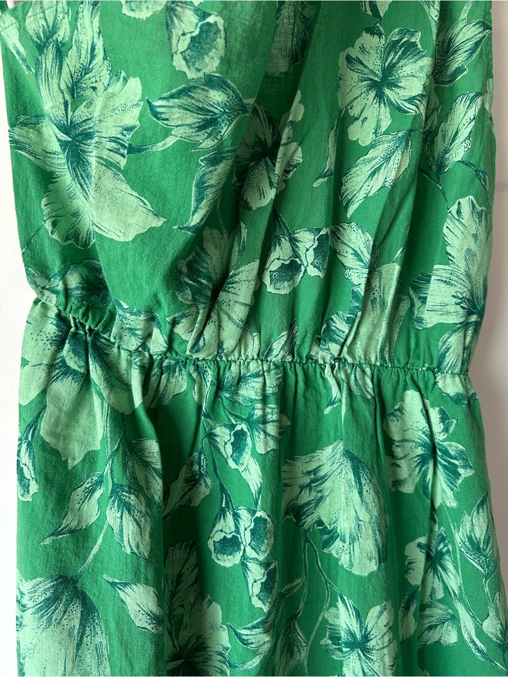 NWT - La Piccola Creativa Cotton Floral One-Shoulder Midi Dress, Made in Italy - Picture 5 of 9